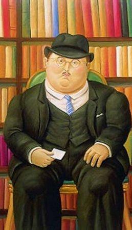 The Notary by Fernando Botero