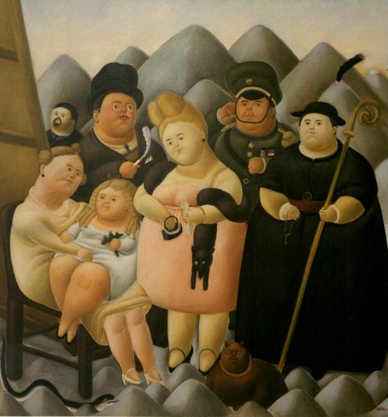 The President's Family by Fernando Botero