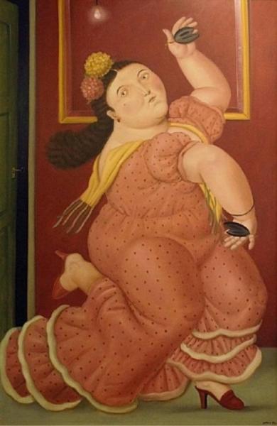 La Bailaora by Fernando Botero