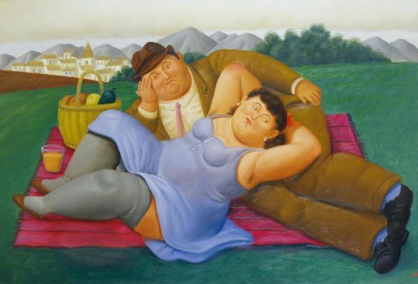 Pic Nic by Fernando Botero