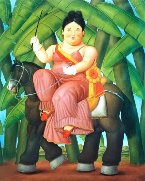 The First Lady, 1989 by Fernando Botero