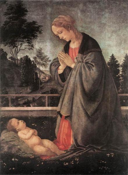 Adoration Of The Child by Filippino Lippi