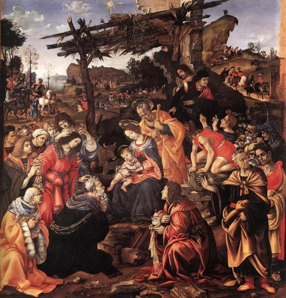 Adoration Of The Magi by Filippino Lippi