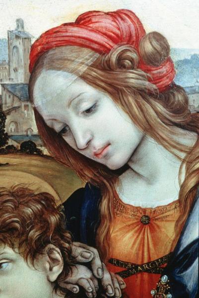 Holy Family [detail] by Filippino Lippi