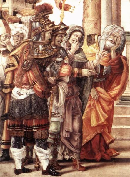 Filippino Lippi St Philip Driving The Dragon From The Temple Of Hieropolis (detail)