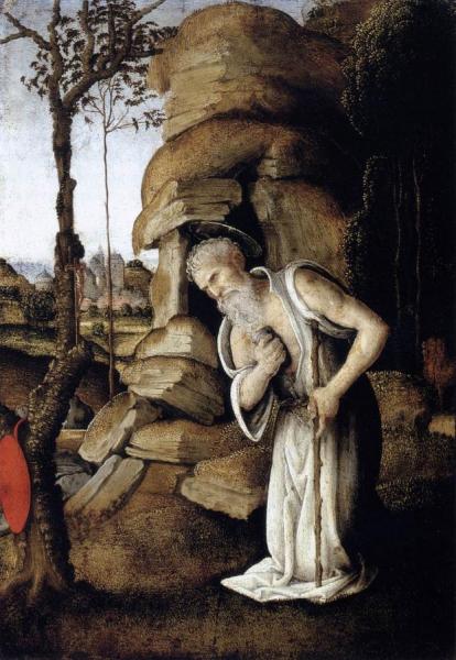 Filippino Lippi The Penitent St Jerome