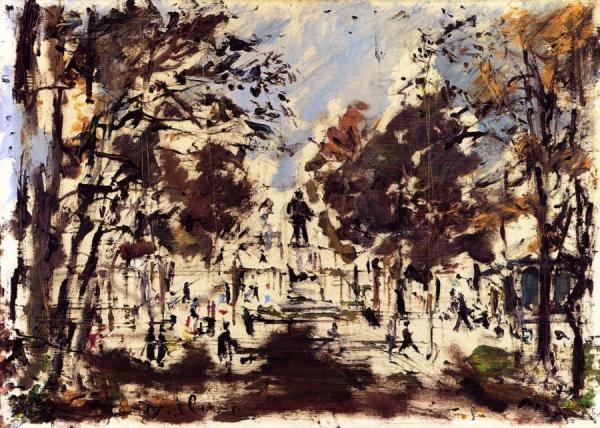 Piazza Di Milano by Filippo De Pisis Oil Painting Reproductions