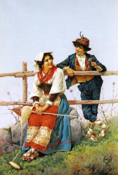 The Courtship by Filippo Indoni