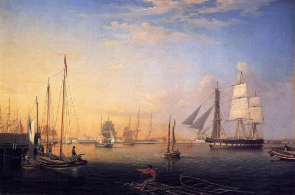 Baltimore Harbor by Fitz Hugh Lane