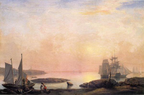 Castine Harbor by Fitz Hugh Lane
