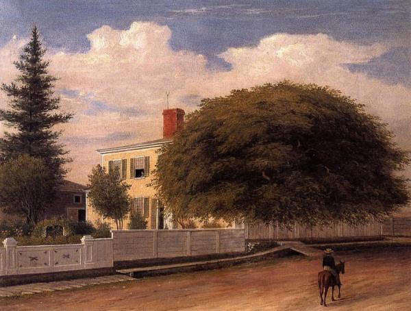 Castine Homestead by Fitz Hugh Lane