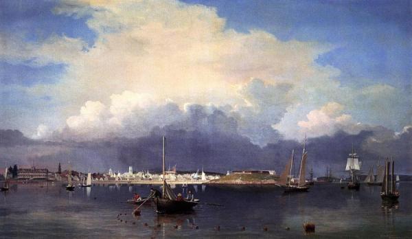 Gloucester Harbor by Fitz Hugh Lane