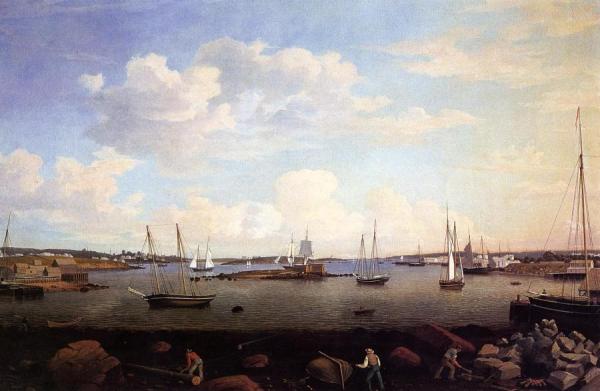 Gloucester Harbor by Fitz Hugh Lane