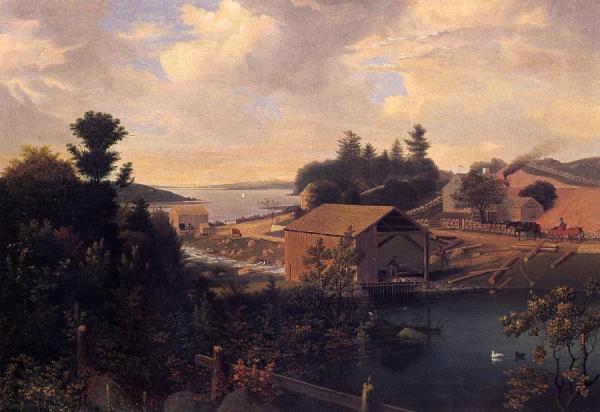 Lanesville, The Mill by Fitz Hugh Lane