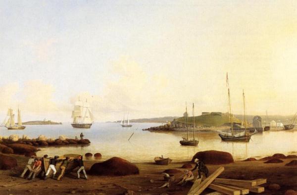 The Fort And Ten Pound Island, Gloucester, Massachusetts by Fitz Hugh Lane