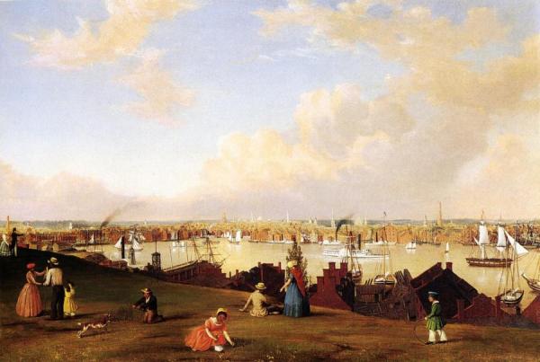 View Of Baltimore by Fitz Hugh Lane