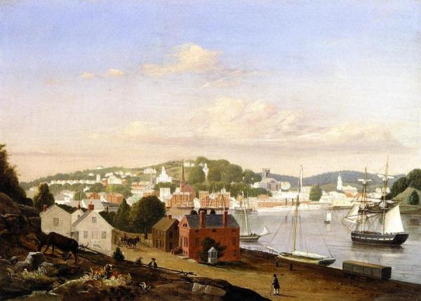 View Of Norwich, Connecticut by Fitz Hugh Lane