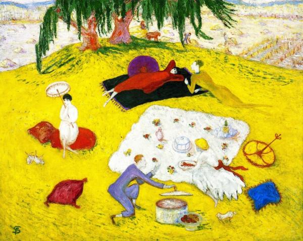 Picnic At Bedford Hills by Florine Stettheimer