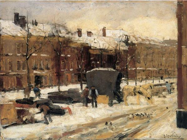 Floris Arntzenius City View In The Snow