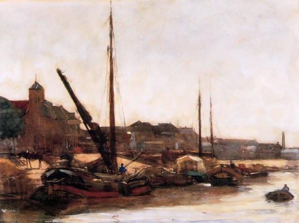 Harbour, Scheveningen by Floris Arntzenius