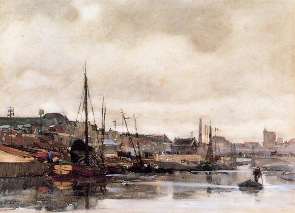 Haringkade In Scheveningen by Floris Arntzenius
