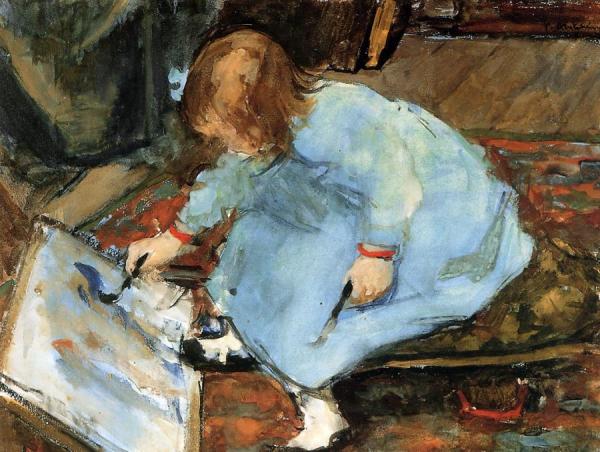 Lies, The Artist's Daughter, Painting by Floris Arntzenius Oil Painting Reproductions