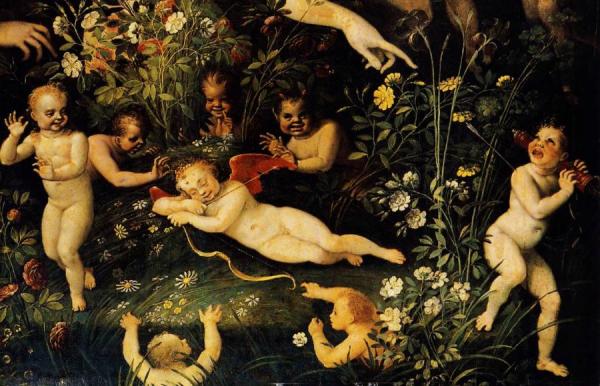 Mythological Allegory by Fontainebleau School Oil Painting Reproductions