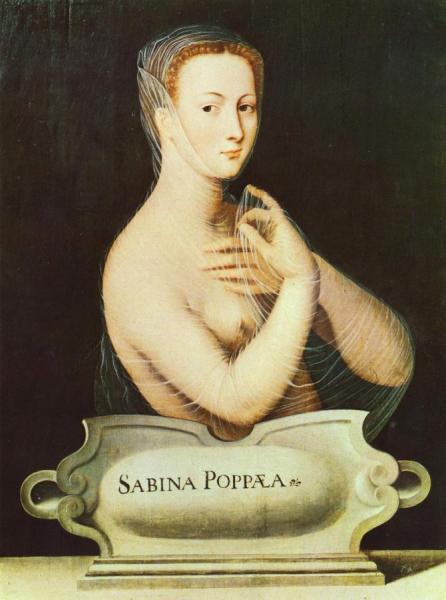 Sabina Poppaea, C.1570 by Fontainebleau School