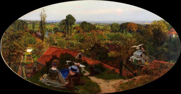 An English Autumn Afternoon by Ford Madox Brown