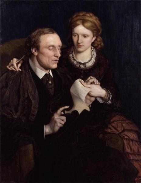 Henry Fawcett, Dame Millicent Garrett Fawcett by Ford Madox Brown