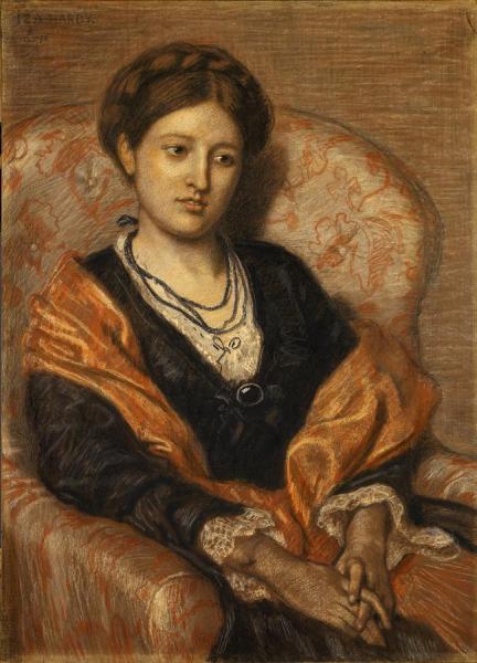 Portrait Of Miss Iza Duffus Hardy by Ford Madox Brown