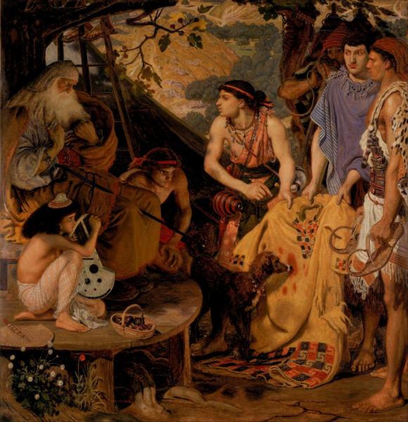The Coat Of Many Colours by Ford Madox Brown