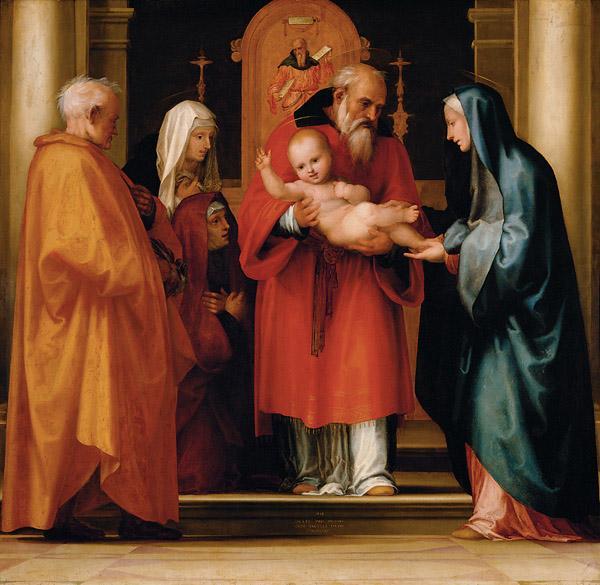Christ In The Temple by Fra Bartolommeo