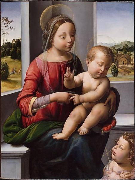 Madonna And Child With The Young Saint John The Baptist by Fra Bartolommeo