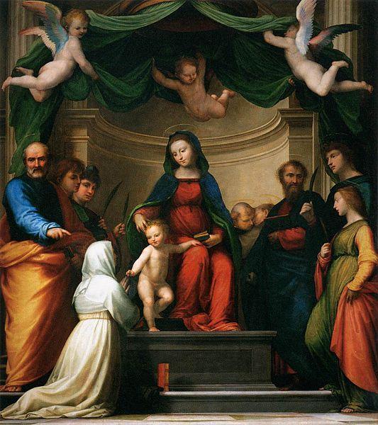 The Marriage Of Saint Catherine Of Siena by Fra Bartolommeo