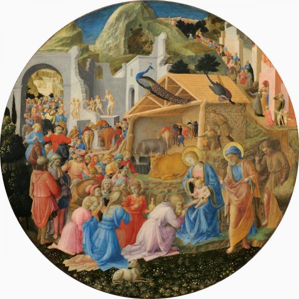 Adoration Of The Magi by Fra Filippo Lippi Oil Painting Reproductions