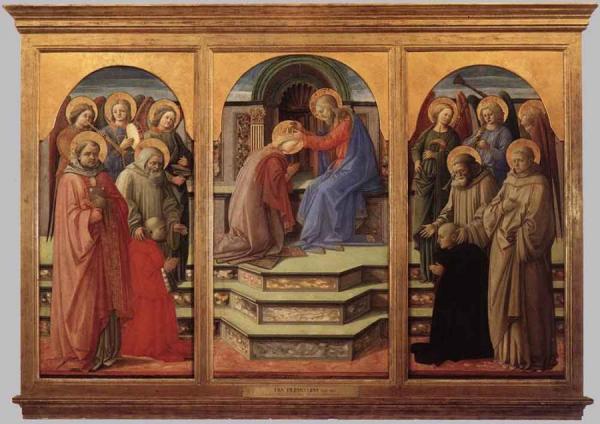 Coronation Of The Virgin by Fra Filippo Lippi