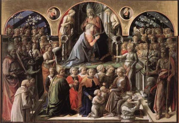 Coronation Of The Virgin by Fra Filippo Lippi