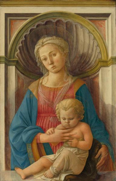 Madonna And Child by Fra Filippo Lippi