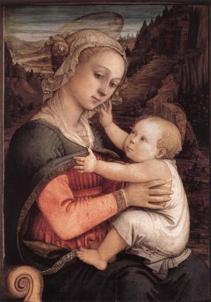 Madonna And Child by Fra Filippo Lippi