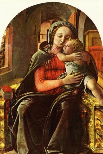 Madonna Enthroned by Fra Filippo Lippi