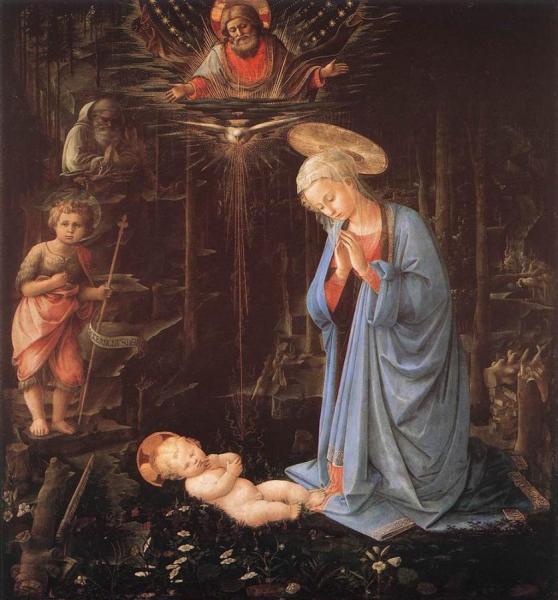 Madonna In The Forest by Fra Filippo Lippi