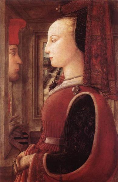 Portrait Of A Man And A Woman by Fra Filippo Lippi