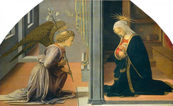 Fra Filippo Lippi The Annunciation