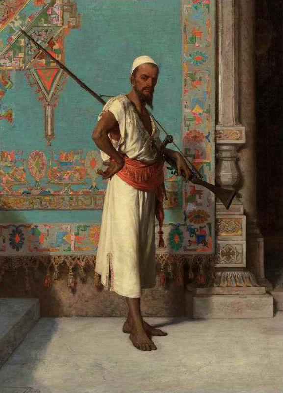 Egyptian With His Rifle by Francesco Beda