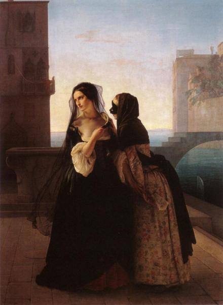 Il Consiglio Alla Vendetta by Francesco Paolo Hayez