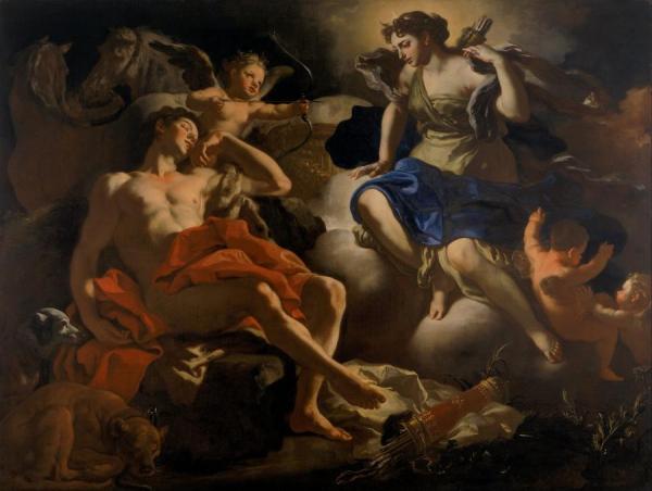 Diana And Endymion by Francesco Solimena