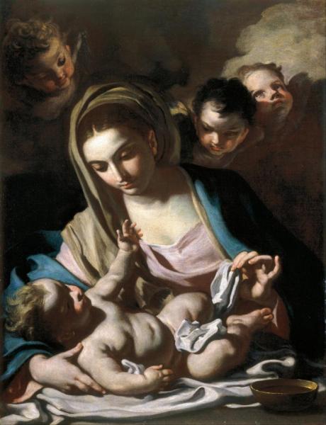 Madonna And Child by Francesco Solimena
