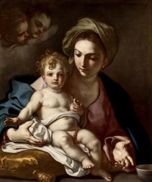 Virgin And Child by Francesco Solimena