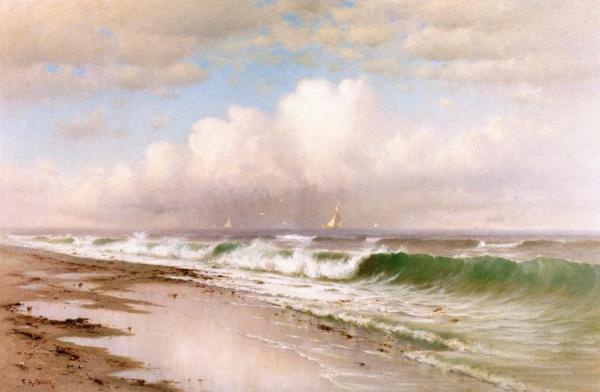 Afternoon On The Beach by Francis Augustus Silva